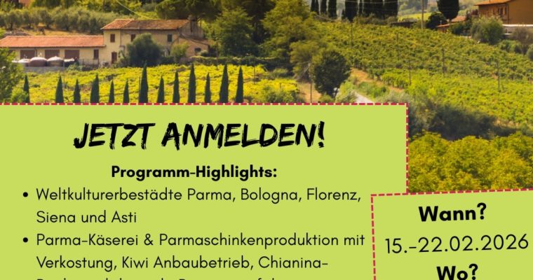 Große ITALIEN Lehrfahrt 2026