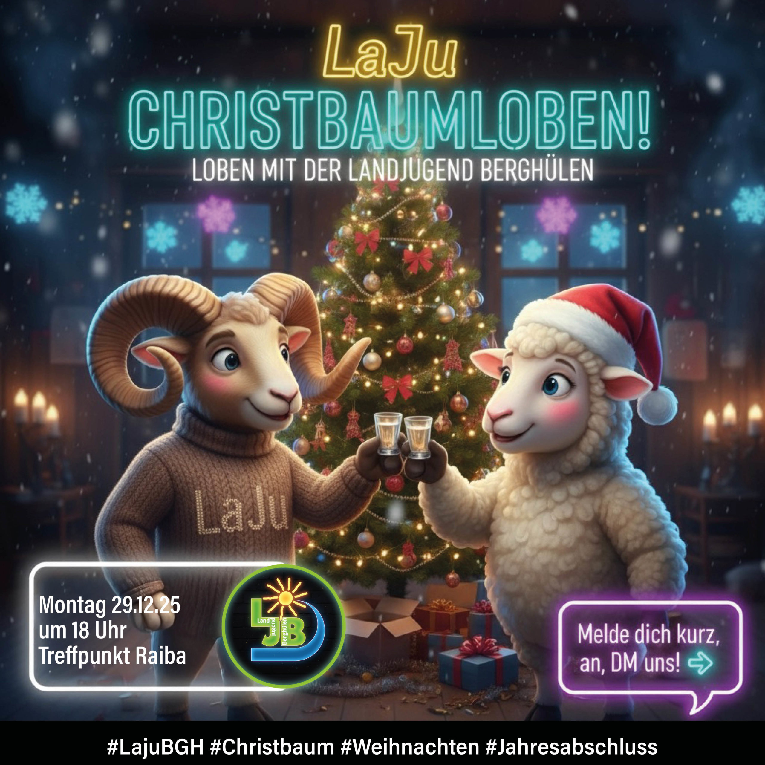 Christbaum loben