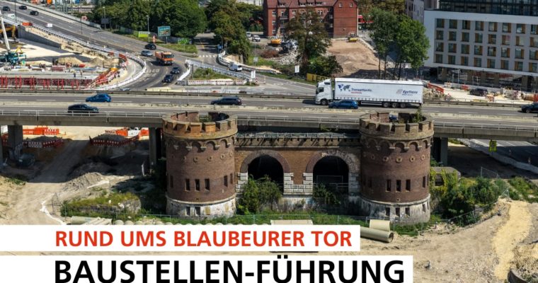 Führung Baustelle Kreisverkehr Ulm
