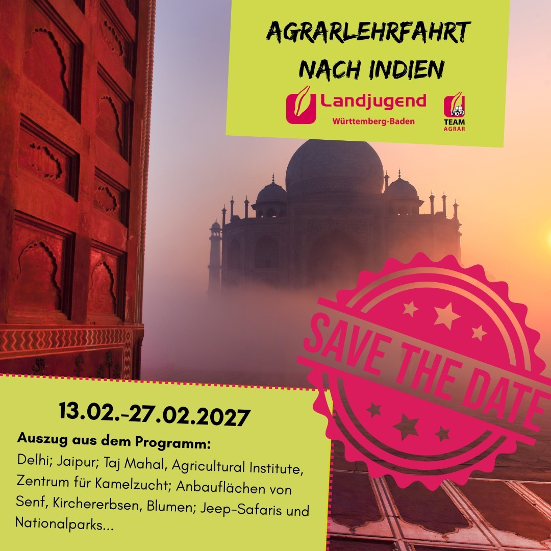 Agrarlehrfahrt nach Indien