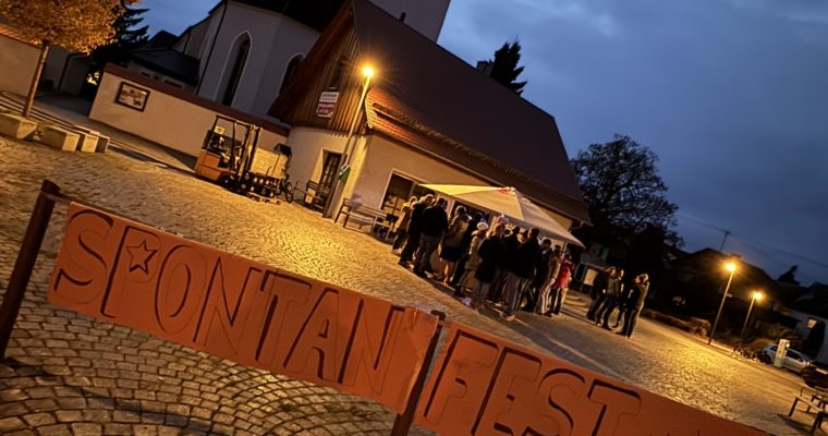 Trübes Wetter, flüssige Party