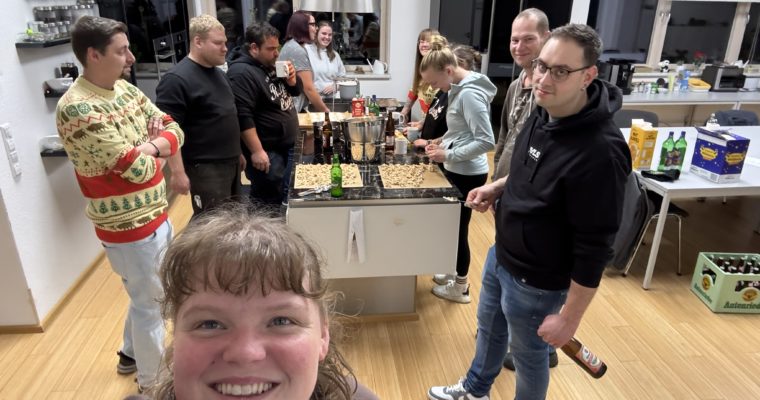 In der Weihnachtsbäckerei